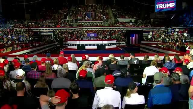 Trump campaigns in Greenville, N.C.